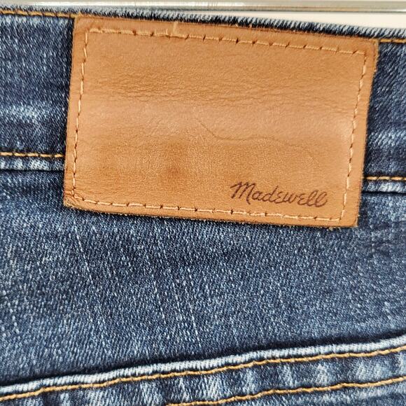 Madewell 10" High-Rise Skinny Jeans 5-Pockets Zip Button Fly Women's Size 26 - Picture 7 of 9
